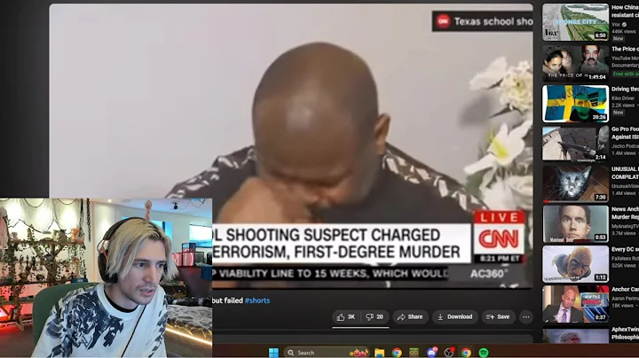 xQc reacts to father trying not to hold laugh during serious moment