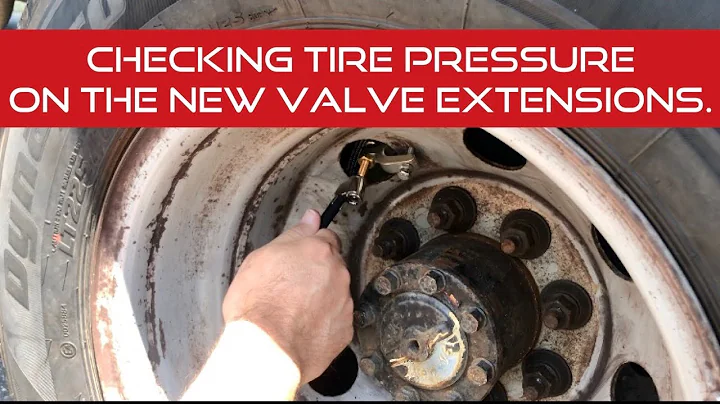 NEW RV TIRE DUALLY VALVE EXTENSIONS! CHECKING TIRE PRESSURE AT CAMPING WORLD - ASHEVILLE, NC