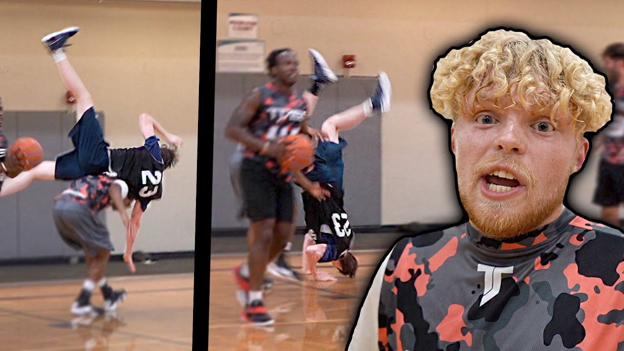 He Almost BROKE HIS NECK... 5v5 Men's League Basketball!