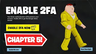 HOW TO ENABLE 2FA ON FORTNITE! (CHAPTER 5)