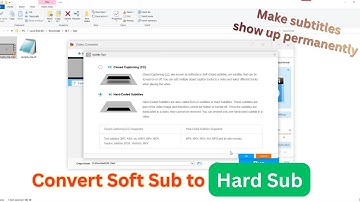 Convert Soft Subtitles to Hard Subtitles | Make Subtitles Show Up Permanently
