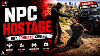 RC NPC HOSTAGE | ADVANCED HOSTAGE SYSTEM FOR FIVEM | ESX LEGACY | OX_LIB | OX_TARGET