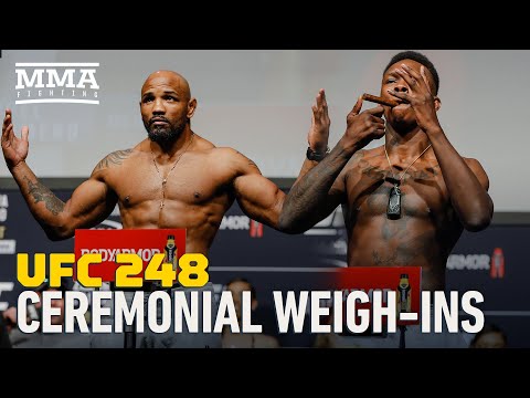 UFC 248 Ceremonial Weigh-In Highlights - MMA Fighting
