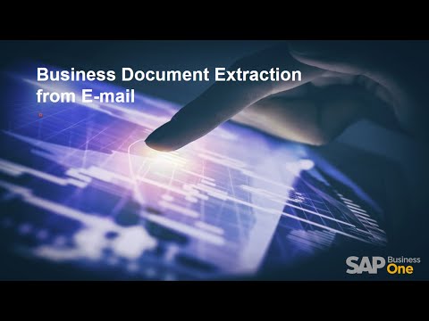 Business Document Extraction from E-mail Bot