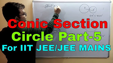 Conic Section| CIRCLE |PART-5|For IIT JEE/JEE MAINS |By-Ajit Sharma Sir(Ex faculty FIITJEE,SUPER100)