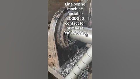 Automatic welding attachment with line boring machine portable BOSDS50 contact 9414162477