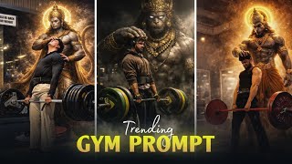 Trending Hanuman ji Ai photo prompt || Gym edits || Artistrajk screenshot 3