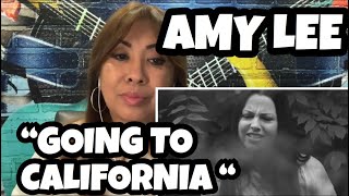 AMY LEE - “Going To California “ by Led Zeppelin (Reaction)