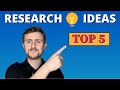How to Find Stock Ideas to Research