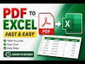 🔥 Why Type Manually? Convert PDF to Excel in 20 Seconds #pdf #convert #into #excel