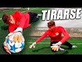 Como Tirarse al Suelo (Porteros) - Como Parar un Balón Raso y Técnica de Caída (Arquero Tutorial)