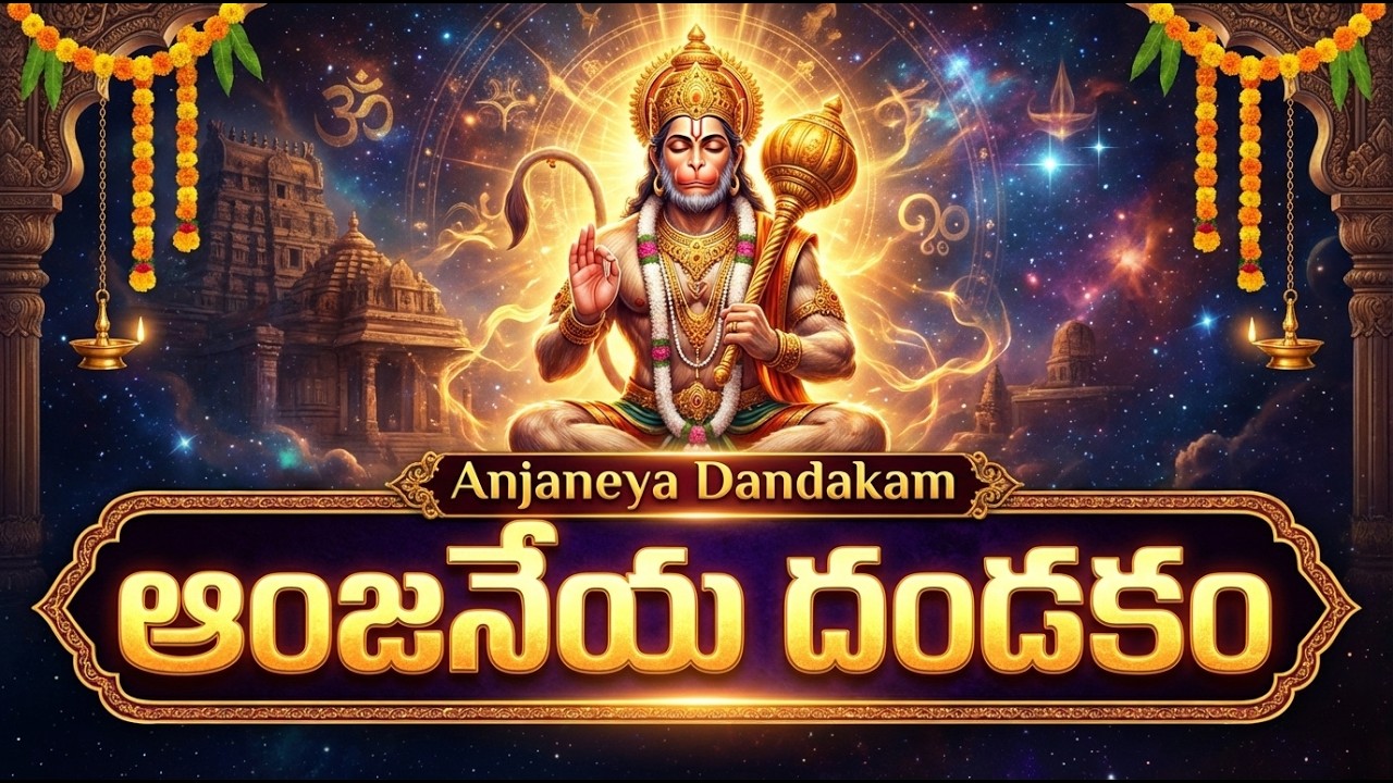 Hanuman Dandakam Telugu | శ్రీ హనుమాన్ దండకం | Lord Hanuman Devotional Songs Telugu