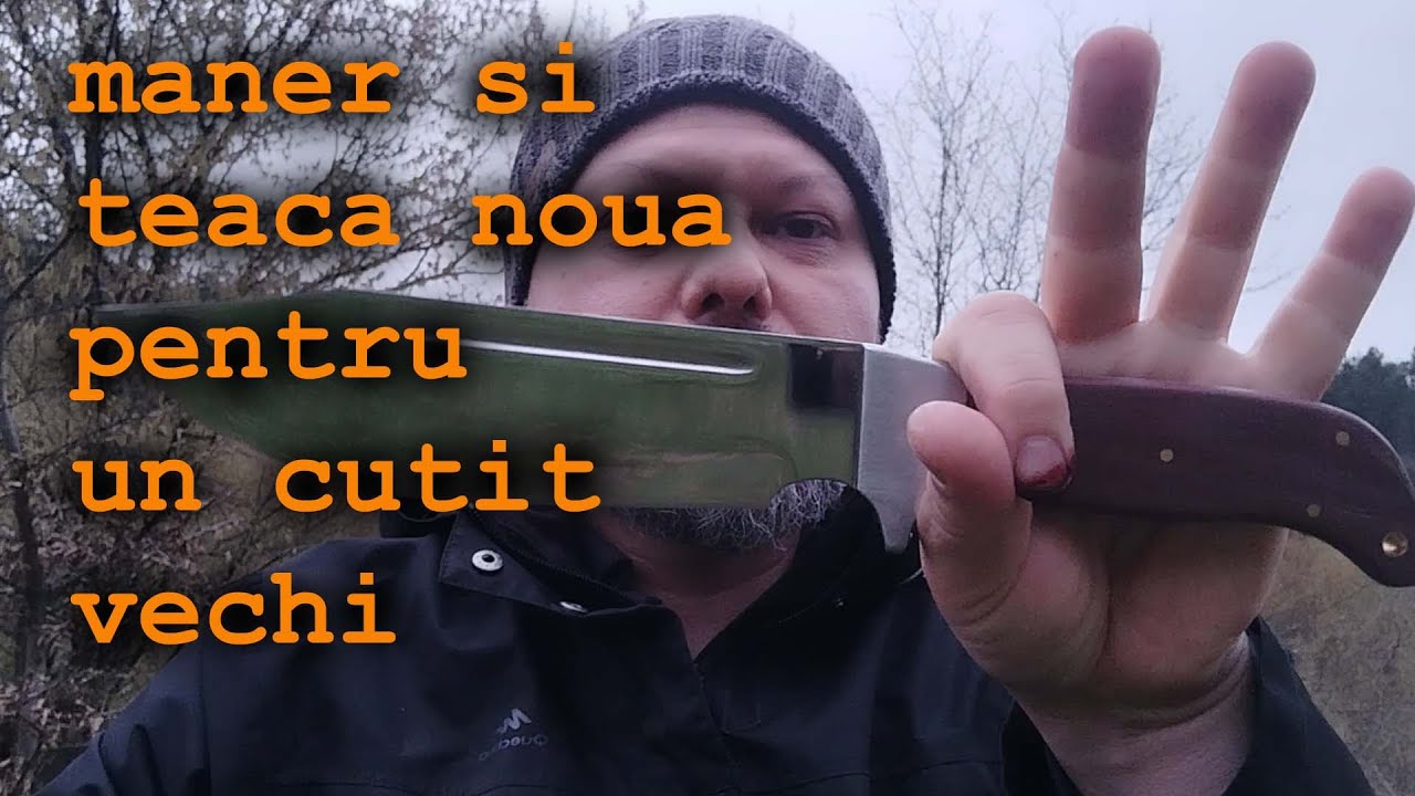 maner si teaca noua pentru un cutit vechi