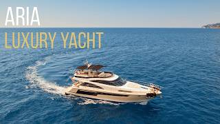 ARIA | Fairline Squadron 58 Flybridge | Luxury Yacht Charter Montenegro