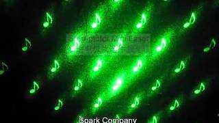 Step-motor mini laser(With 8 patterns & remote control)