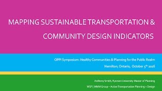 Mapping Sustainable Transportation & Healthy Community Design Indicators using GIS screenshot 4
