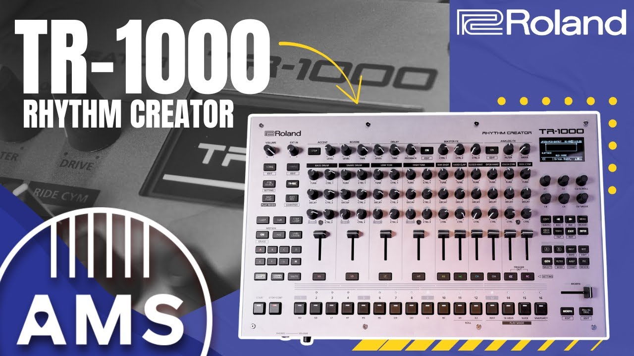 Roland TR-1000 | Создание битов ещё никогда не было таким лучшим