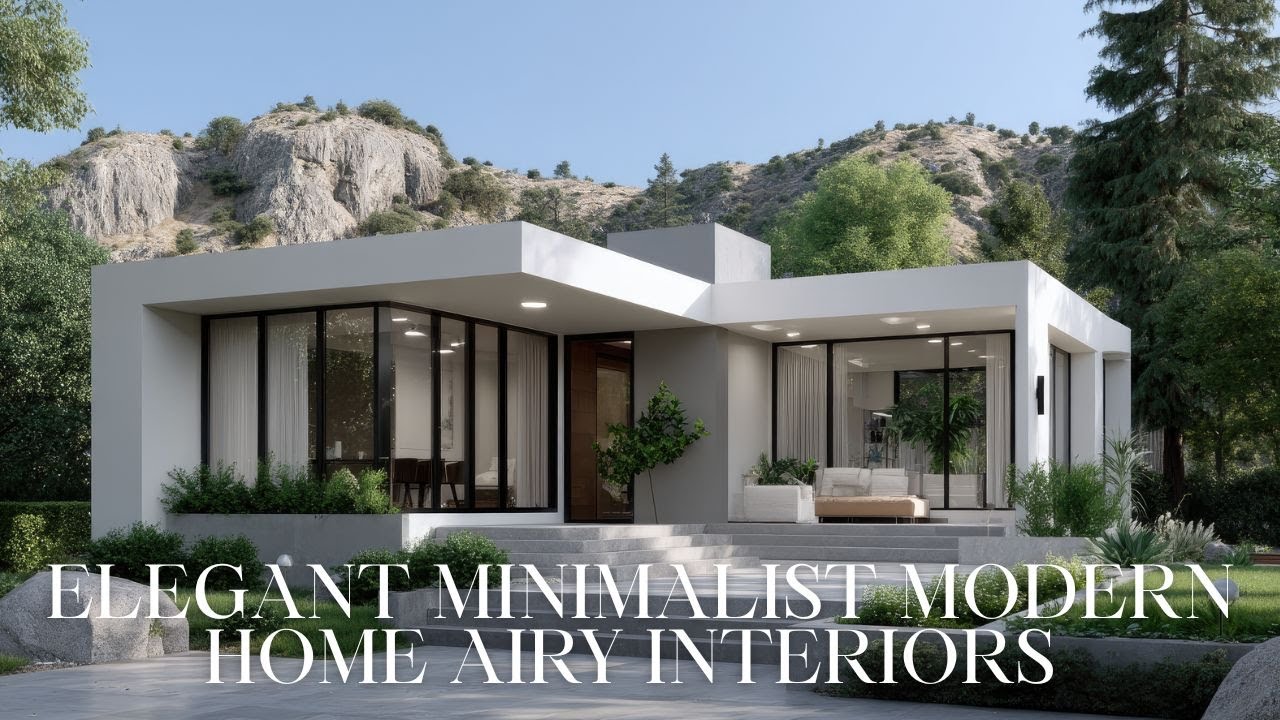 Minimalist Modern Home Tour | Elegant & Airy Interior Inspiration - YouTube
