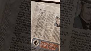 I made the headlines... and I didn't even have to commit a crime! 😭 #newspaper #headlines #musician