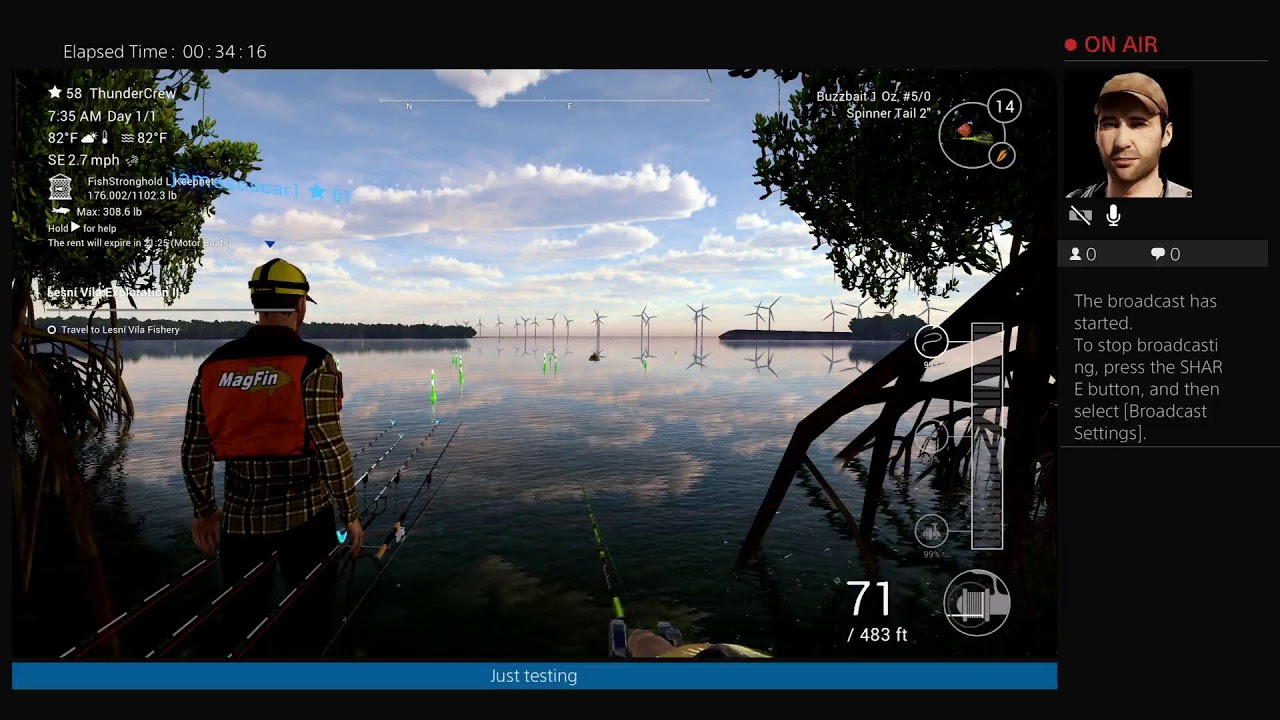 Still re learning fishing planet ps4 lol