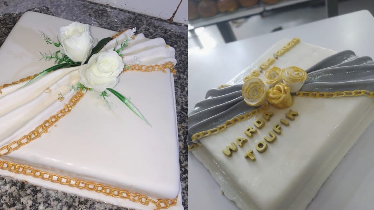 #الدرس الأول من عجينة السكر وطريقة التغليف بها #طارط خطوبة مع #chef_abdou_elomari 🥰👇😍🤩💫