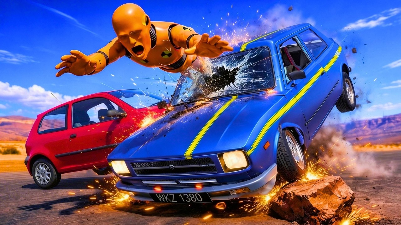 Dangerous Highway Mistake Causes Car vs Bus Disaster 😱 | BeamNG.Drive Realistic Crash