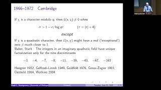 Opening Remarks and History of the math talks - Peter Sarnak, Hugh Montgomery and Jon Keating