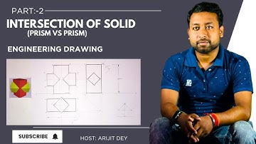 INTERSECTION OF SOLIDS (Square prism vs square prism)
