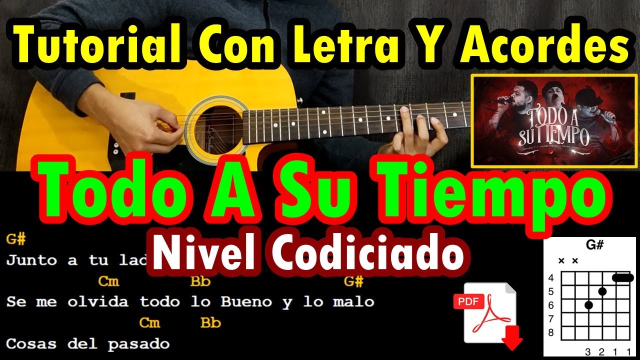 Todo A Su Tiempo Legado 7 x Jose Mejia x Nivel Codiciado Tutorial Acordes Letra Todo A Su Tiempo Legado 7 x Jose Mejia x Nivel Codiciado Tutorial Acordes Letra