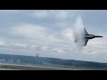 Blue Angel Sneak Pass at Maine Airshow || ViralHog