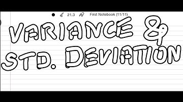 Understanding Variance and Standard Deviation #youtube #variance #new #statistics #learnstatistics