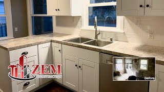 Kitchen Remodel | Full Time Lapse | DIY Friendly