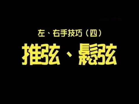 新琴點撥第八版 － 推弦、鬆弦 VIDEO 21