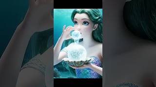 ASMR 유리 먹방 동화속 4인방이 모였다!! 이건 꼭 봐야해!! #asmr #인어공주#백설공주#먹방쇼츠#동화 #Shorts#엘사#라푼젤