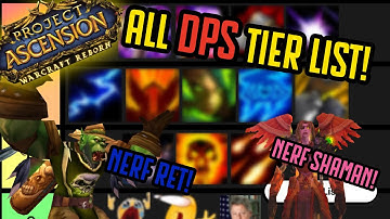 DPS TIER LIST WITH WHITER! [Warcraft Reborn | Ascension Bronzebeard]