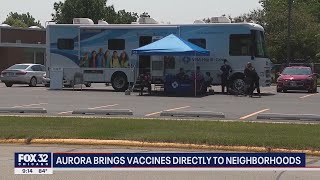 Illinois city takes to the streets to provide residents with vaccines