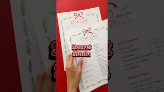 Easy Secret Santa Kit for Stress Free Holiday Parties #christmas #secretsantagift