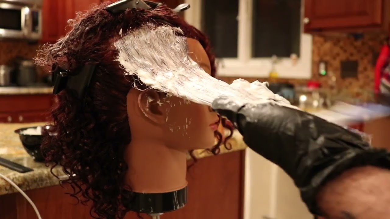 Lye Relaxer Over A Perm