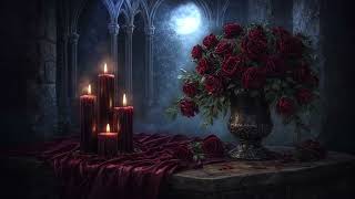 Midnight Roses 🌹 Gothic Valentine Ambience | Candlelit Love & Flickering Hearts screenshot 5