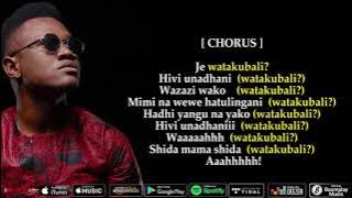 Mbosso - watakubali ( Lyrics)