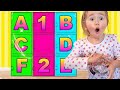 ABC et les Boites Mystere   ALPHABET MYSTERY BOX - Video for kids