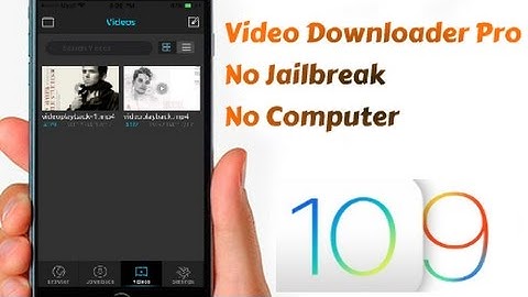 Video Downloader PRO FREE iOS 9 / 10 - 10.3.1 NO Jailbreak NO Computer