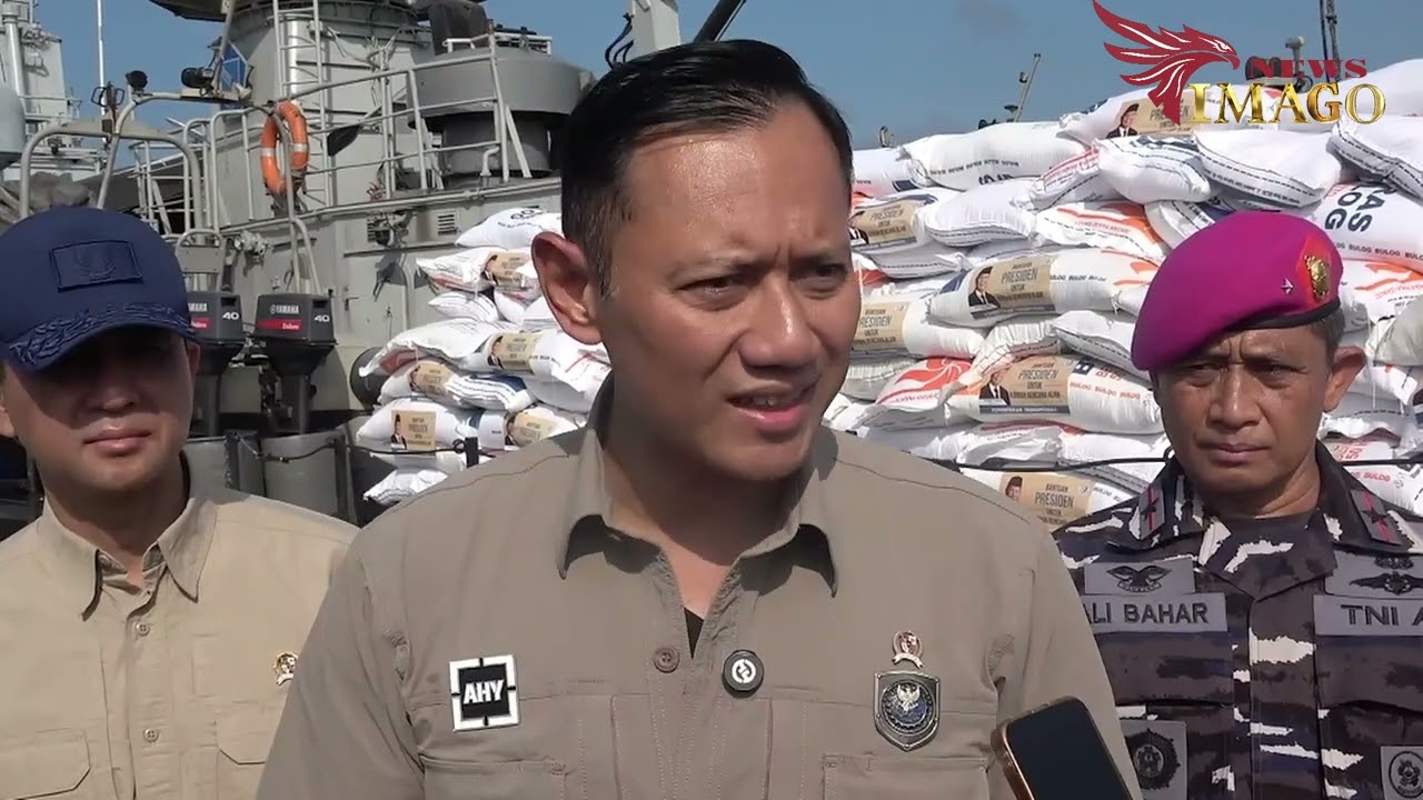 Presiden Salurkan Bantuan Korban Bencana Alam Melalui Kementrans, Dilepas oleh Menko AHY