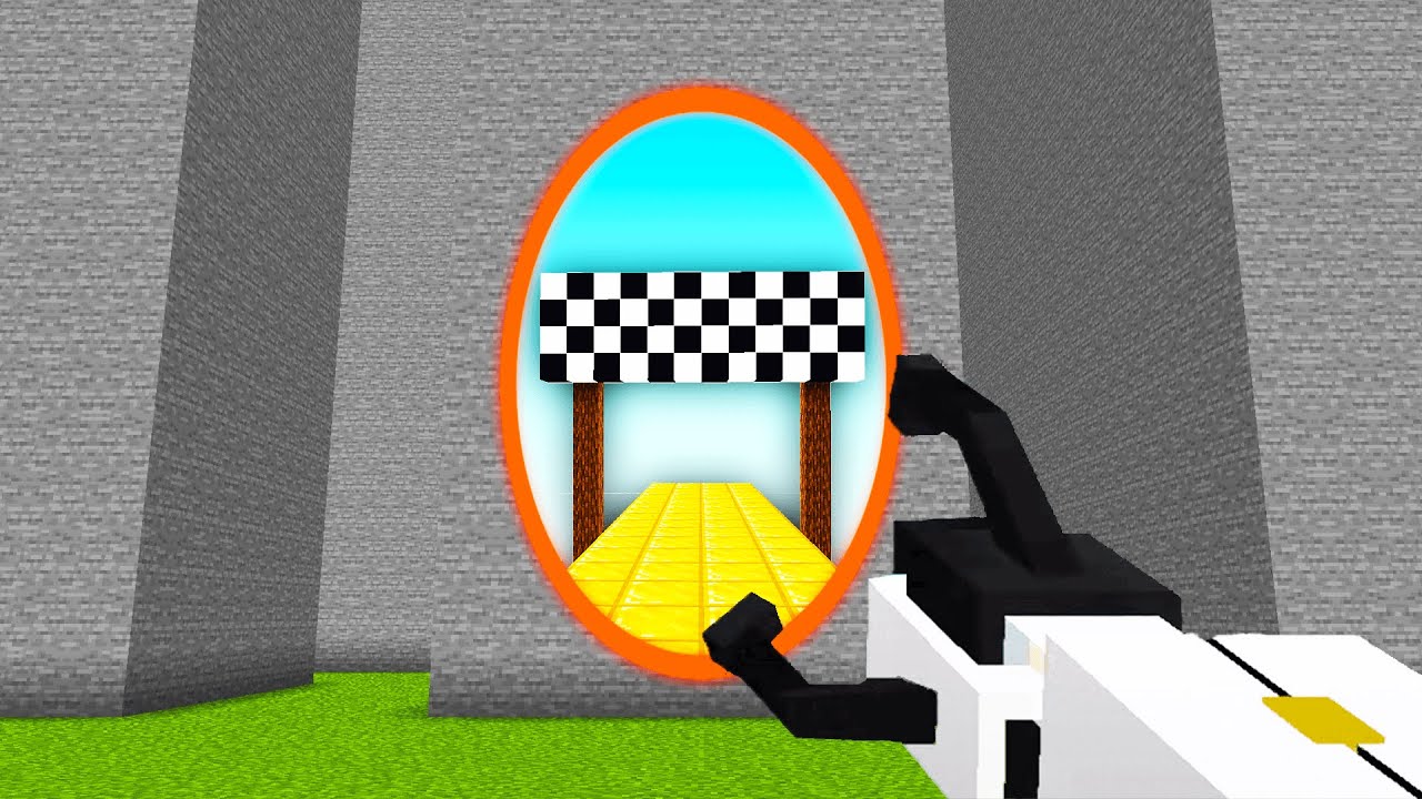 I Cheated With a Portal Gun In a Maze Race!