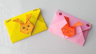 DIY ENVELOPES - No Measuring No Tools! Origami Envelope