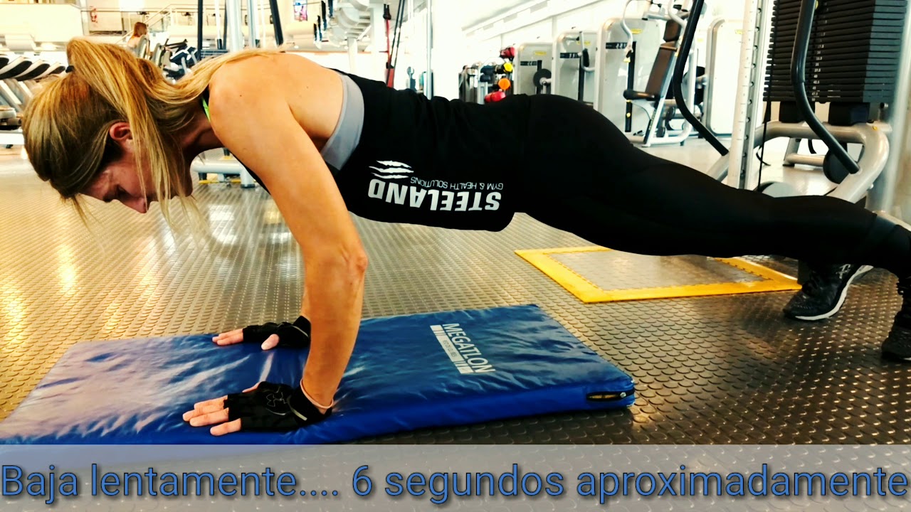 Flexo Extensión de brazos negativa YouTube