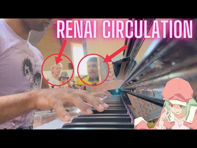 I played Renai Circulation on public piano at the Union Station class=