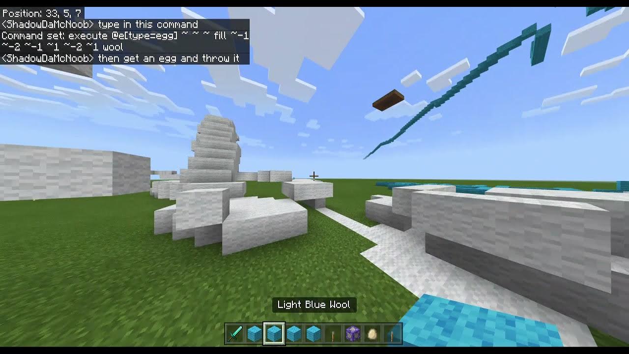 How to make a bridge egg in vanilla mc bedrock YouTube