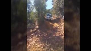 Navara Reverses 4X4 Obstacle