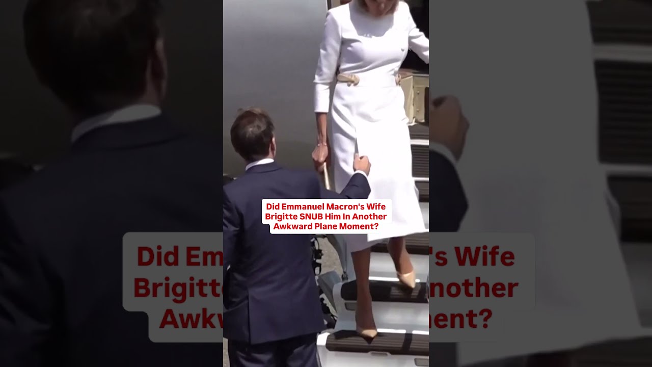 Did Emmanuel Macron S Wife Brigitte SNUB Him In Another Awkward Plane Moment 